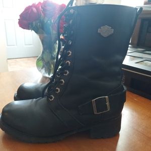 Harley Davidson leather ladies boots